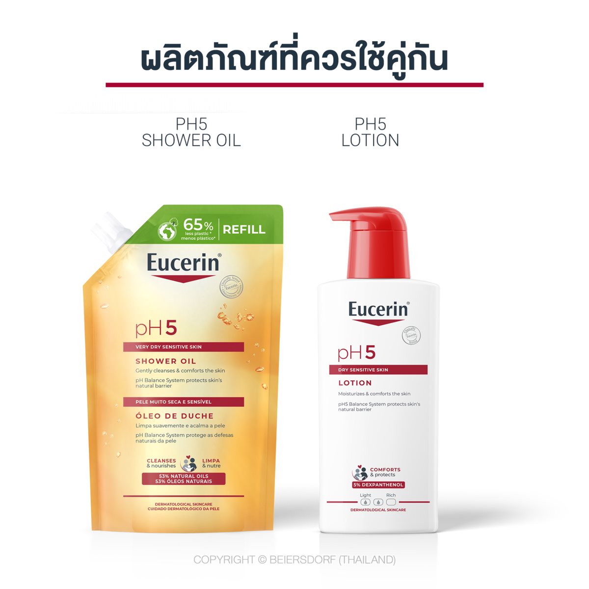pH5 Shower Oil Shower oil for dry, sensitive skin Eucerin